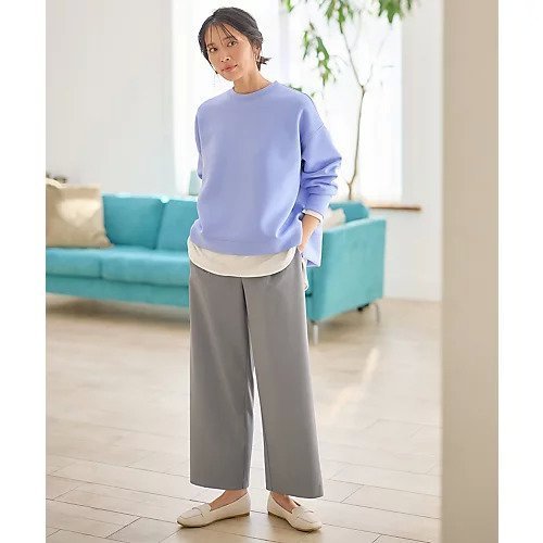 【エニー/ANY】の【ウエストゴム/ストレッチ/セットアップ可】イージィケアストレッチワイドパンツ インテリア・キッズ・メンズ・レディースファッション・服の通販 founy(ファニー) 　ファッション　Fashion　レディースファッション　Fashion for Women　セットアップ　Matching Sets　レディースパンツ・ボトムス　Pants & Trousers / Bottoms　ストレッチ　Stretch, Stretchy Fabric　セットアップ　Set-Up, Coordinated Outfit　セレモニー　Ceremony　フラット　Flat, Flat Shoes　ワイド　Wide, Wide Fit　ビジネス 仕事 通勤　Business / Work / Commuting　グレー|ID: prp329100004705603 ipo3291000000034867144