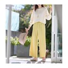 【エニー/ANY】の【ウエストゴム/ストレッチ/セットアップ可】イージィケアストレッチワイドパンツ 人気、トレンドファッション・服の通販 founy(ファニー) ファッション Fashion レディースファッション Fashion for Women セットアップ Matching Sets レディースパンツ・ボトムス Pants & Trousers / Bottoms ストレッチ Stretch, Stretchy Fabric セットアップ Set-Up, Coordinated Outfit セレモニー Ceremony フラット Flat, Flat Shoes ワイド Wide, Wide Fit ビジネス 仕事 通勤 Business / Work / Commuting thumbnail イエロー|ID: prp329100004705603 ipo3291000000034867145