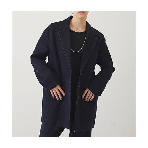 【ウィムガゼット/Whim Gazette】の【THE PAUSE】フロッキーデニムジャケット インテリア・キッズ・メンズ・レディースファッション・服の通販 founy(ファニー) ファッション Fashion レディースファッション Fashion for Women アウター Coat / Outerwear Collection レディースジャケット・軽アウター Jackets デニムジャケット / カジュアルアウター Denim Jackets ヴィンテージ Vintage Style クール Cool, Chic グラデーション Gradient, Ombre ジャケット Jacket, Outerwear デニム Denim, Jeans Material ビンテージ Vintage, Retro Style ボックス Boxy, Box Shape ワーク Workwear, Utility Style 2025年 2025 2025-2026秋冬・A/W Autumn/Winter 2025–26 AW25–26 ネイビー|ID: prp329100004705608 ipo3291000000033983839