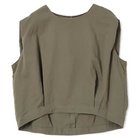 【プレインピープル/PLAIN PEOPLE】のダブルガーゼコクーンシルエットショート丈トップス カーキ|ID: prp329100004706923 ipo3291000000034122406