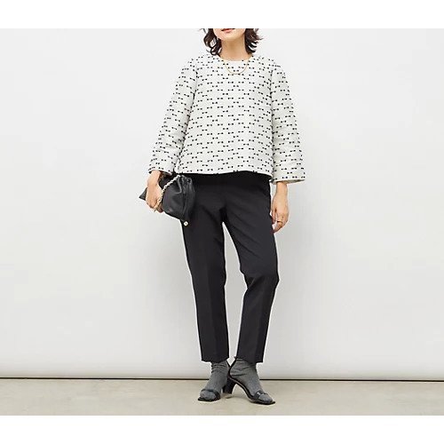 【ノーリーズ/NOLLEY'S】の《セットアップ対応》ウォッシャブルリボンジャガード2WAYブラウス 人気、トレンドファッション・服の通販 founy(ファニー) 　ファッション　Fashion　レディースファッション　Fashion for Women　トップス・カットソー　Cut & Sew Tops　シャツ・ブラウス・オフィスカジュアル　Elegant Blouses & Button-Ups　セットアップ　Set-Up, Coordinated Outfit　タフタ　Taffeta, Structured Fabric　パール　Pearl, Pearl Accent　ランダム　Random, Irregular　リボン　Ribbon, Bow　日本製　Made In Japan　セレモニー　Ceremony　2025年　2025　2025-2026秋冬・A/W　Autumn/Winter 2025–26 AW25–26　other-2|ID: prp329100004706937 ipo3291000000033995728