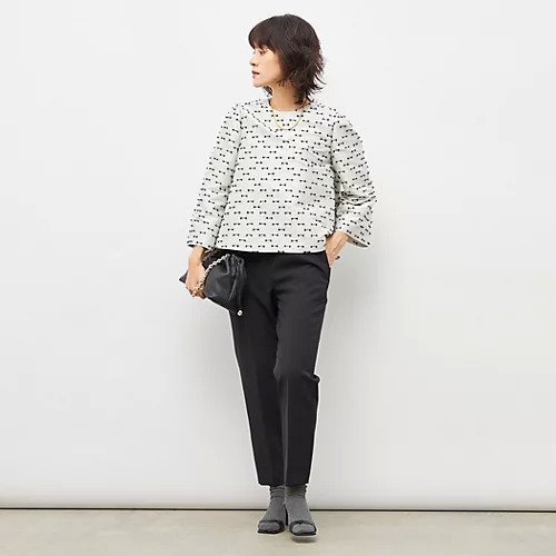 【ノーリーズ/NOLLEY'S】の《セットアップ対応》ウォッシャブルリボンジャガード2WAYブラウス 人気、トレンドファッション・服の通販 founy(ファニー) 　ファッション　Fashion　レディースファッション　Fashion for Women　トップス・カットソー　Cut & Sew Tops　シャツ・ブラウス・オフィスカジュアル　Elegant Blouses & Button-Ups　セットアップ　Set-Up, Coordinated Outfit　タフタ　Taffeta, Structured Fabric　パール　Pearl, Pearl Accent　ランダム　Random, Irregular　リボン　Ribbon, Bow　日本製　Made In Japan　セレモニー　Ceremony　2025年　2025　2025-2026秋冬・A/W　Autumn/Winter 2025–26 AW25–26　other-3|ID: prp329100004706937 ipo3291000000033995729