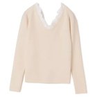 【クラネ/CLANE】の2WAY FRILL V NECK KNIT TOPS 人気、トレンドファッション・服の通販 founy(ファニー) ファッション Fashion レディースファッション Fashion for Women トップス・カットソー Cut & Sew Tops ニット Knit Tops & Sweaters バランス Balance, Style Balance フリル Frill, Ruffle thumbnail IVORY|ID: prp329100004706942 ipo3291000000033995760