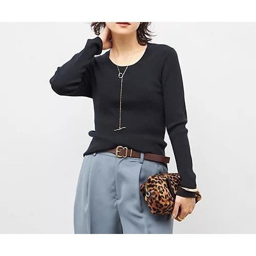 【ノーリーズソフィー/NOLLEY'S sophi】の《アンサンブル対応》《手洗い可能》カシミヤ混リブUネックプルオーバー インテリア・キッズ・メンズ・レディースファッション・服の通販 founy(ファニー) https://founy.com/ ファッション Fashion レディースファッション Fashion for Women トップス・カットソー Cut & Sew Tops アンサンブルニット Knit Ensembles & Twin Sets カジュアルプルオーバー・ニットトップス Pullovers & Knit Tops / Casual Pullovers 2025年 2025 2025-2026秋冬・A/W Autumn/Winter 2025–26 AW25–26 アンサンブル Ensemble Set インナー Innerwear カーディガン Cardigan, Knitwear シルク Silk, 100% Silk ジャケット Jacket, Outerwear |ID: prp329100004706944 ipo3291000000033995767