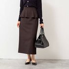 【ノーリーズ/NOLLEY'S】のウォッシャブルペプラムタイトミディスカート ブラウンベージュ系3|ID: prp329100004706957 ipo3291000000034091326