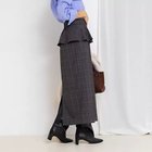 【ノーリーズ/NOLLEY'S】のウォッシャブルペプラムタイトミディスカート ブラック・グレー系1|ID: prp329100004706957 ipo3291000000034091328