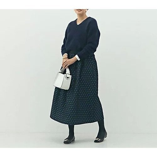 【ノーリーズ/NOLLEY'S】のウォッシャブルドットジャガードタックフレアスカート 人気、トレンドファッション・服の通販 founy(ファニー) 　ファッション　Fashion　レディースファッション　Fashion for Women　スカート　Skirts　Aライン・フレアスカート　A-Line & Flared Skirts　2025年　2025　2025-2026秋冬・A/W　Autumn/Winter 2025–26 AW25–26　バランス　Balance, Style Balance　ブライト　Bright, Shiny　水玉　Polka Dot, Dot Pattern　other-3|ID: prp329100004706959 ipo3291000000033995869
