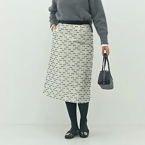 【ノーリーズ/NOLLEY'S】の《セットアップ対応》ウォッシャブルリボンジャガードAラインスカート インテリア・キッズ・メンズ・レディースファッション・服の通販 founy(ファニー) 　ファッション　Fashion　レディースファッション　Fashion for Women　セットアップ　Matching Sets　スカート・ミニ/ミディ/マキシ　Skirts / Mini, Midi & Maxi Skirts　スカート　Skirts　Aライン・フレアスカート　A-Line & Flared Skirts　2025年　2025　2025-2026秋冬・A/W　Autumn/Winter 2025–26 AW25–26　セットアップ　Set-Up, Coordinated Outfit　セレモニー　Ceremony　エレガント 上品　Elegant　日本製　Made In Japan　ベージュ系その他|ID: prp329100004706964 ipo3291000000033995897