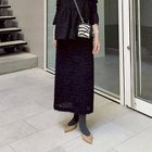 【ノーリーズソフィー/NOLLEY'S sophi】の《セットアップ対応》ウォッシャブルフェザーチュールタイトスカート ブラック|ID: prp329100004706966 ipo3291000000035211640