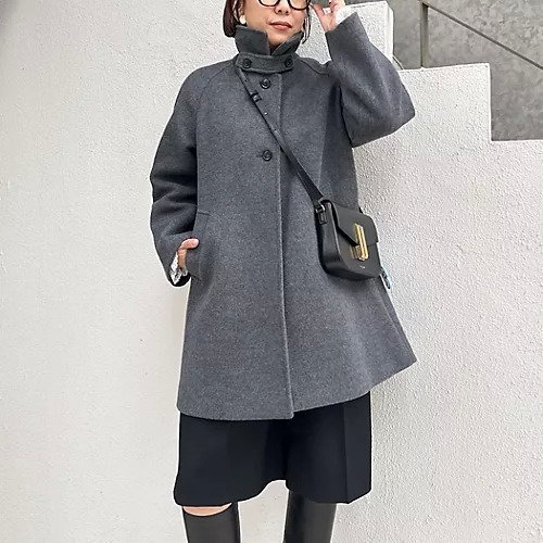 【ノーリーズソフィー/NOLLEY'S sophi】のステンカラー2WAYハーフコート インテリア・キッズ・メンズ・レディースファッション・服の通販 founy(ファニー) https://founy.com/ ファッション Fashion レディースファッション Fashion for Women アウター Coat / Outerwear Collection コート・ロングコート・ピーコート Long Coats, Peacoats & More 2025年 2025 2025-2026秋冬・A/W Autumn/Winter 2025–26 AW25–26 スタンダード Standard, Basic スタンド Stand Collar, Upright Stand トレンド Trend, Trending Now ハーフ Half, Half-Length バランス Balance, Style Balance ロング Long, Long-Length ワイド Wide, Wide Fit 今季 This Season, Current Season |ID: prp329100004706983 ipo3291000000035116420
