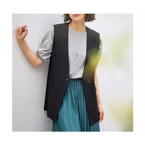 【エニー/ANY】の【セットアップ可能/ストレッチ】イージーケアジレ 人気、トレンドファッション・服の通販 founy(ファニー) 　ファッション　Fashion　レディースファッション　Fashion for Women　アウター　Coat / Outerwear Collection　トップス・カットソー　Cut & Sew Tops　ベスト&ジレ / 重ね着スタイル　Vests & Gilets　キャミワンピース　Cami Dress, Slip Dress　ストレッチ　Stretch, Stretchy Fabric　セットアップ　Set-Up, Coordinated Outfit　ポケット　Pocket, Pocket Detail　吸水　Absorbent, Quick-Dry　 other-1|ID: prp329100004707965 ipo3291000000035853654