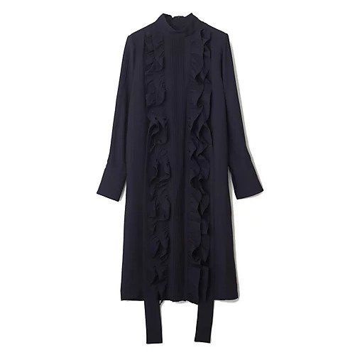 【レリタージュ マルティニーク/l'heritage martinique】のフリルドレス インテリア・キッズ・メンズ・レディースファッション・服の通販 founy(ファニー) https://founy.com/ ファッション Fashion レディースファッション Fashion for Women ワンピース Dresses フォーマル・パーティードレス・結婚式用ドレス Elegant & Casual Dresses ドレス Dress, One-Piece ハイネック High Neck, Mock Neck バランス Balance, Style Balance フリル Frill, Ruffle |ID: prp329100004707972 ipo3291000000034004618