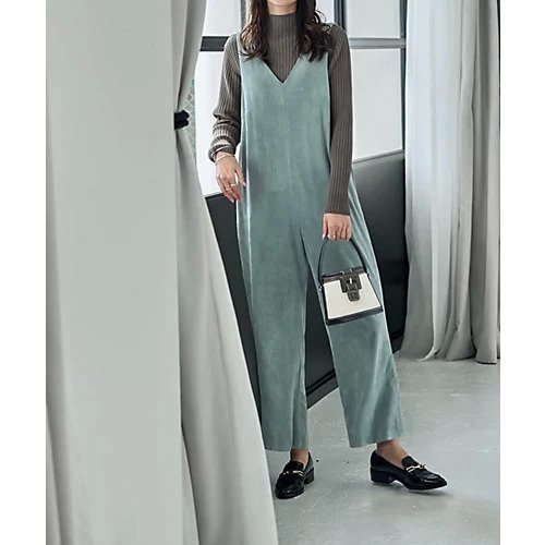 【スタイルデリ/STYLE DELI】のスエードタッチサロペット 人気、トレンドファッション・服の通販 founy(ファニー) 　ファッション　Fashion　レディースファッション　Fashion for Women　ワンピース　Dresses　サロペット&オールインワン　Dungarees & Jumpsuit Styles　春　Spring　サロペット　Overalls, Salopette　シンプル　Simple, Minimal　ストレート　Straight, Straight Cut　スリット　Slit, Slit Detail　タイツ　Tights, Legwear　ダブル　Double, Double-Breasted　なめらか　Smooth, Silky Texture　フィット　Fit, Slim Fit　ポケット　Pocket, Pocket Detail　ループ　Loop, Loop Knit　ロング　Long, Long-Length　ワイド　Wide, Wide Fit　冬　Winter / This Winter　A/W・秋冬　Autumn/Winter　夏　Summer　other-2|ID: prp329100004707980 ipo3291000000034004670