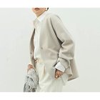 【ノーリーズ/NOLLEY'S】のウォッシャブルストレッチジャージハオリ ベージュ|ID: prp329100004708009 ipo3291000000034004879