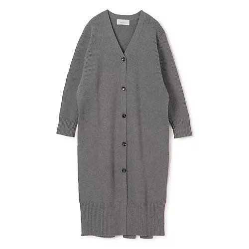 【アキラナカ/AKIRANAKA】のMargo long knit cardigan インテリア・キッズ・メンズ・レディースファッション・服の通販 founy(ファニー) 　ファッション　Fashion　レディースファッション　Fashion for Women　トップス・カットソー　Cut & Sew Tops　ニット　Knit Tops & Sweaters　カーディガン・羽織り　Layered Style Cardigans　2025年　2025　2025-2026秋冬・A/W　Autumn/Winter 2025–26 AW25–26　カーディガン　Cardigan, Knitwear　ミックス　Mix, Mixed Style　ヨーク　Yoke, Yoke Design　GRAY|ID: prp329100004708167 ipo3291000000034005834
