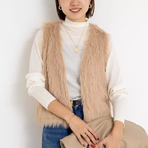 【ノーリーズ/NOLLEY'S】の【MARILYN MOON/マリリーンムーン】2WAYシャギーファーベスト インテリア・キッズ・メンズ・レディースファッション・服の通販 founy(ファニー) ファッション Fashion レディースファッション Fashion for Women アウター Coat / Outerwear Collection トップス・カットソー Cut & Sew Tops ベスト&ジレ / 重ね着スタイル Vests & Gilets 2025年 2025 2025-2026秋冬・A/W Autumn/Winter 2025–26 AW25–26 エレガント 上品 Elegant クロップド Cropped, Short Length モダン Modern, Contemporary 人気 Popular, Best Seller ベージュ|ID: prp329100004708171 ipo3291000000034005850