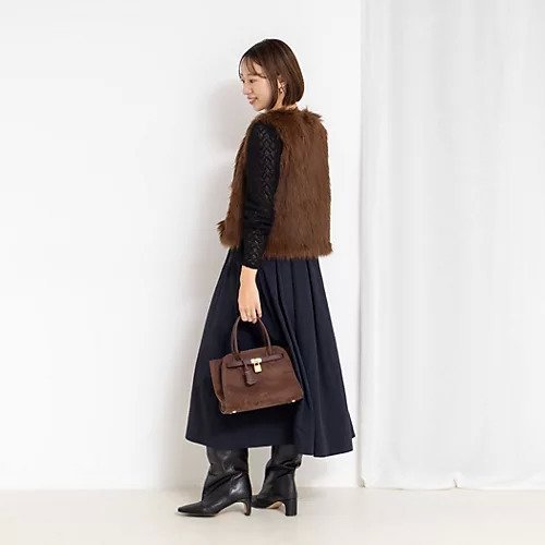 【ノーリーズ/NOLLEY'S】の【MARILYN MOON/マリリーンムーン】2WAYシャギーファーベスト 人気、トレンドファッション・服の通販 founy(ファニー) ファッション Fashion レディースファッション Fashion for Women アウター Coat / Outerwear Collection トップス・カットソー Cut & Sew Tops ベスト&ジレ / 重ね着スタイル Vests & Gilets 2025年 2025 2025-2026秋冬・A/W Autumn/Winter 2025–26 AW25–26 エレガント 上品 Elegant クロップド Cropped, Short Length モダン Modern, Contemporary 人気 Popular, Best Seller other-3|ID: prp329100004708171 ipo3291000000034028709