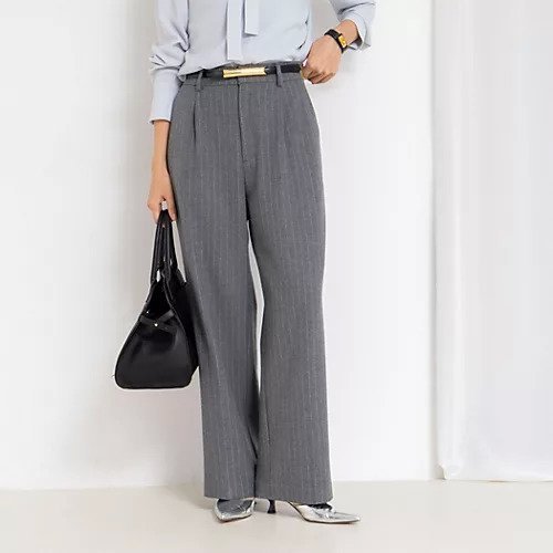 【ノーリーズソフィー/NOLLEY'S sophi】のウォッシャブル両面起毛ヘリンボーン/ストライプセミワイドパンツ インテリア・キッズ・メンズ・レディースファッション・服の通販 founy(ファニー) https://founy.com/ ファッション Fashion レディースファッション Fashion for Women パンツ Pants & Trousers 2025年 2025 2025-2026秋冬・A/W Autumn/Winter 2025–26 AW25–26 なめらか Smooth, Silky Texture ウォッシャブル Machine Washable ストライプ Stripe, Striped Pattern ストレッチ Stretch, Stretchy Fabric ワイド Wide, Wide Fit 人気 Popular, Best Seller 今季 This Season, Current Season 定番 Standard, Basic Item 無地 Plain, Solid Color |ID: prp329100004708176 ipo3291000000034005872