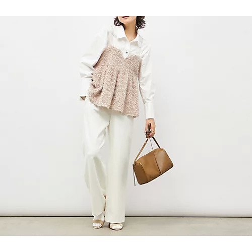 【ノーリーズソフィー/NOLLEY'S sophi】のウォッシャブル両面起毛ヘリンボーン/ストライプセミワイドパンツ 人気、トレンドファッション・服の通販 founy(ファニー) 　ファッション　Fashion　レディースファッション　Fashion for Women　パンツ　Pants & Trousers　2025年　2025　2025-2026秋冬・A/W　Autumn/Winter 2025–26 AW25–26　なめらか　Smooth, Silky Texture　ウォッシャブル　Machine Washable　ストライプ　Stripe, Striped Pattern　ストレッチ　Stretch, Stretchy Fabric　ワイド　Wide, Wide Fit　人気　Popular, Best Seller　今季　This Season, Current Season　定番　Standard, Basic Item　無地　Plain, Solid Color　other-2|ID: prp329100004708176 ipo3291000000034005878