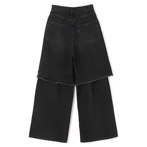 【フォトコピュー/PHOTOCOPIEU】のWIDE-LEG SLIT JEANS 人気、トレンドファッション・服の通販 founy(ファニー) 　ファッション　Fashion　レディースファッション　Fashion for Women　2025年　2025　2025-2026秋冬・A/W　Autumn/Winter 2025–26 AW25–26　クラッシュ　Distressed, Crashed Style　ショート　Short, Short Length　デニム　Denim, Jeans Material　ワイド　Wide, Wide Fit　洗える　Machine Washable　other-2|ID: prp329100004708180 ipo3291000000034005902