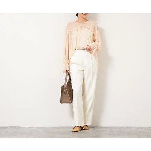 【ノーリーズ/NOLLEY'S】のフラノセミワイドパンツ 人気、トレンドファッション・服の通販 founy(ファニー) 　ファッション　Fashion　レディースファッション　Fashion for Women　パンツ　Pants & Trousers　2025年　2025　2025-2026秋冬・A/W　Autumn/Winter 2025–26 AW25–26　サテン　Satin, Glossy Fabric　ストレッチ　Stretch, Stretchy Fabric　スニーカー　Sneakers, Trainers　センター　Center, Center Line　ポケット　Pocket, Pocket Detail　ワイド　Wide, Wide Fit　人気　Popular, Best Seller　冬　Winter / This Winter　ビジネス 仕事 通勤　Business / Work / Commuting　other-2|ID: prp329100004708181 ipo3291000000034028717