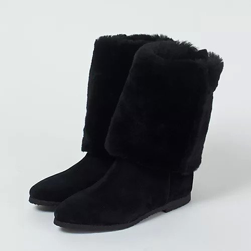 【コルソローマ9/CORSO ROMA9】のムートン2wayブーツ インテリア・キッズ・メンズ・レディースファッション・服の通販 founy(ファニー) 　ファッション　Fashion　レディースファッション　Fashion for Women　ムートン　Shearling, Mouton　ブラック|ID: prp329100004708190 ipo3291000000034398496