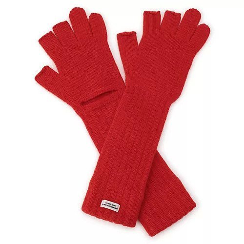 【ジェーンスミス/JANE SMITH】の5G THREE FINGERLESS KNIT GLOVES インテリア・キッズ・メンズ・レディースファッション・服の通販 founy(ファニー) 　ファッション　Fashion　レディースファッション　Fashion for Women　トップス・カットソー　Cut & Sew Tops　ニット　Knit Tops & Sweaters　手袋　Gloves & Mittens　スリット　Slit, Slit Detail　防寒　Cold Protection, Winter-Ready　RED|ID: prp329100004708195 ipo3291000000034006002