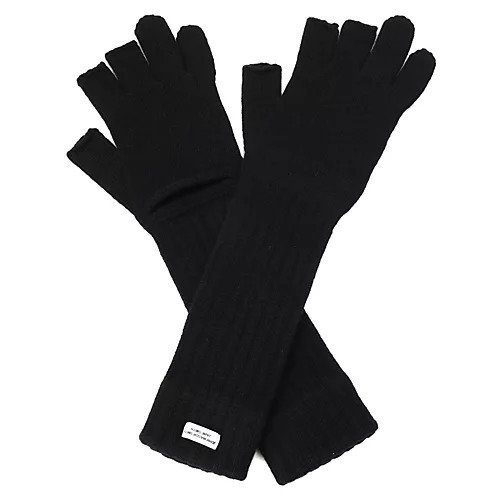 【ジェーンスミス/JANE SMITH】の5G THREE FINGERLESS KNIT GLOVES インテリア・キッズ・メンズ・レディースファッション・服の通販 founy(ファニー) 　ファッション　Fashion　レディースファッション　Fashion for Women　トップス・カットソー　Cut & Sew Tops　ニット　Knit Tops & Sweaters　手袋　Gloves & Mittens　スリット　Slit, Slit Detail　防寒　Cold Protection, Winter-Ready　BLACK|ID: prp329100004708195 ipo3291000000034006004