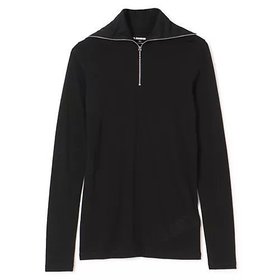 【ジル サンダー/JIL SANDER】 T-SHIRT 021 TN LS W/ZIP人気、トレンドファッション・服の通販 founy(ファニー) ファッション Fashion レディースファッション Fashion for Women トップス・カットソー Cut & Sew Tops シャツ・ブラウス・オフィスカジュアル Elegant Blouses & Button-Ups ロングTシャツ・Tシャツ Longline T-Shirts & Tees 2025年 2025 2025-2026秋冬・A/W Autumn/Winter 2025–26 AW25–26 ジップ Zip, Zipper ハイネック High Neck, Mock Neck フィット Fit, Slim Fit |ID:prp329100004709224