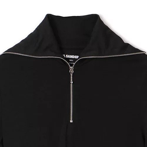 【ジル サンダー/JIL SANDER】のT-SHIRT 021 TN LS W/ZIP 人気、トレンドファッション・服の通販 founy(ファニー) 　ファッション　Fashion　レディースファッション　Fashion for Women　トップス・カットソー　Cut & Sew Tops　シャツ・ブラウス・オフィスカジュアル　Elegant Blouses & Button-Ups　ロングTシャツ・Tシャツ　Longline T-Shirts & Tees　2025年　2025　2025-2026秋冬・A/W　Autumn/Winter 2025–26 AW25–26　ジップ　Zip, Zipper　ハイネック　High Neck, Mock Neck　フィット　Fit, Slim Fit　other-3|ID: prp329100004709224 ipo3291000000034015759