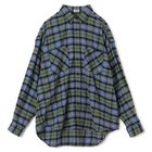 【アンスクリア/INSCRIRE】のFlannel Loose Fit Shirt 人気、トレンドファッション・服の通販 founy(ファニー) ファッション Fashion レディースファッション Fashion for Women トップス・カットソー Cut & Sew Tops シャツ・ブラウス・オフィスカジュアル Elegant Blouses & Button-Ups ロングTシャツ・Tシャツ Longline T-Shirts & Tees 2025年 2025 2025-2026秋冬・A/W Autumn/Winter 2025–26 AW25–26 マニッシュ Mannish, Boyish 洗える Machine Washable thumbnail BLUE CHECK|ID: prp329100004709227 ipo3291000000034015776