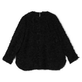 【シンメ/SINME】 シャギーブラウス人気、トレンドファッション・服の通販 founy(ファニー) ファッション Fashion レディースファッション Fashion for Women トップス・カットソー Cut & Sew Tops シャツ・ブラウス・オフィスカジュアル Elegant Blouses & Button-Ups スリット Slit, Slit Detail デニム Denim, Jeans Material ラウンド Round, Round Neck 洗える Machine Washable |ID:prp329100004709229
