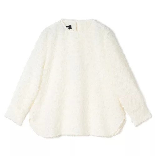 【シンメ/SINME】のシャギーブラウス インテリア・キッズ・メンズ・レディースファッション・服の通販 founy(ファニー) https://founy.com/ ファッション Fashion レディースファッション Fashion for Women トップス・カットソー Cut & Sew Tops シャツ・ブラウス・オフィスカジュアル Elegant Blouses & Button-Ups スリット Slit, Slit Detail デニム Denim, Jeans Material ラウンド Round, Round Neck 洗える Machine Washable |ID: prp329100004709229 ipo3291000000035300262