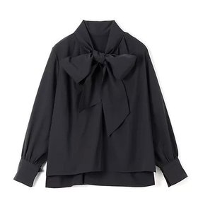 【エムセブンデイズ/M7days】 ハリ感ボウタイブラウス人気、トレンドファッション・服の通販 founy(ファニー) ファッション Fashion レディースファッション Fashion for Women トップス・カットソー Cut & Sew Tops シャツ・ブラウス・オフィスカジュアル Elegant Blouses & Button-Ups スリット Slit, Slit Detail タイプライター Typewriter Fabric, Crisp Cotton リアル Real, Realistic リボン Ribbon, Bow 洗える Machine Washable |ID:prp329100004709231