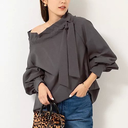 【ノーリーズ/NOLLEY'S】のウォッシャブル衿ギャザーリボンブラウス インテリア・キッズ・メンズ・レディースファッション・服の通販 founy(ファニー) https://founy.com/ ファッション Fashion レディースファッション Fashion for Women トップス・カットソー Cut & Sew Tops シャツ・ブラウス・オフィスカジュアル Elegant Blouses & Button-Ups 2025年 2025 2025-2026秋冬・A/W Autumn/Winter 2025–26 AW25–26 ウォッシャブル Machine Washable カフス Cuff Design ストレッチ Stretch, Stretchy Fabric メランジ Melange, Mixed Yarn リボン Ribbon, Bow ビジネス 仕事 通勤 Business / Work / Commuting |ID: prp329100004709235 ipo3291000000034673865