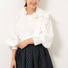 【ノーリーズ/NOLLEY'S】のウォッシャブル衿ギャザーリボンブラウス オフホワイト|ID: prp329100004709235 ipo3291000000034673869