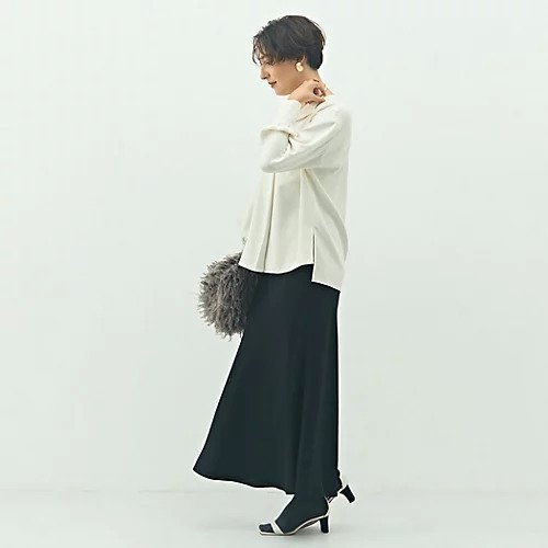 【ノーリーズソフィー/NOLLEY'S sophi】のウォッシャブルバックサテンジョーゼットオープンカラーブラウス 人気、トレンドファッション・服の通販 founy(ファニー) 　ファッション　Fashion　レディースファッション　Fashion for Women　トップス・カットソー　Cut & Sew Tops　シャツ・ブラウス・オフィスカジュアル　Elegant Blouses & Button-Ups　バッグ　Bags　2025年　2025　2025-2026秋冬・A/W　Autumn/Winter 2025–26 AW25–26　サテン　Satin, Glossy Fabric　スリット　Slit, Slit Detail　other-3|ID: prp329100004709236 ipo3291000000034015853
