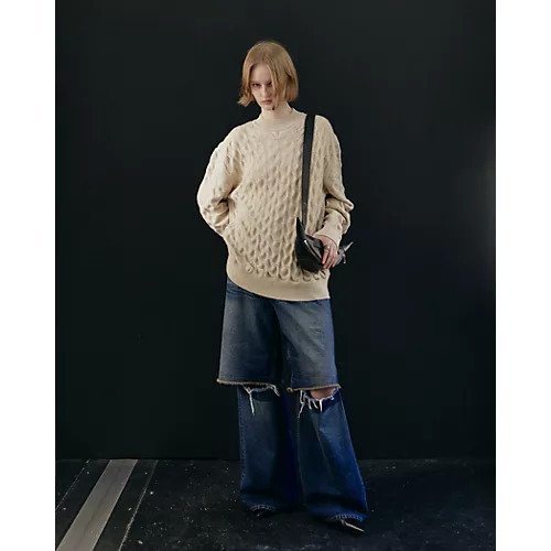 【フォトコピュー/PHOTOCOPIEU】のLOOSE SWEATER 人気、トレンドファッション・服の通販 founy(ファニー) 　ファッション　Fashion　レディースファッション　Fashion for Women　トップス・カットソー　Cut & Sew Tops　レディースパーカー・カジュアルフーディー　Casual Hoodies & Sweatshirts　スウェット・クルーネックトップス　Sweatshirts & Crewnecks / Relaxed Fit Sweat Tops　2025年　2025　2025-2026秋冬・A/W　Autumn/Winter 2025–26 AW25–26　other-3|ID: prp329100004709251 ipo3291000000034992019