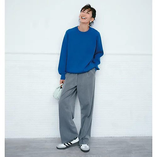 【スローン/SLOANE】の【HAPPY PLUS STORE 水晶玉子】12G天竺 ダブルフェイスクルーネック 人気、トレンドファッション・服の通販 founy(ファニー) 　ファッション　Fashion　レディースファッション　Fashion for Women　コラボ　Collaboration, Collab　シンプル　Simple, Minimal　ダブル　Double, Double-Breasted　フェイス　Face, Facial Design　ベーシック　Basic, Essential　エレガント 上品　Elegant　other-2|ID: prp329100004709255 ipo3291000000034016034