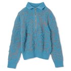 【フォトコピュー/PHOTOCOPIEU】のHALF-ZIP SWEATER CYAN|ID:prp329100004709259