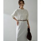 【ウィムガゼット/Whim Gazette】のVガゼットワンピース 人気、トレンドファッション・服の通販 founy(ファニー) ファッション Fashion レディースファッション Fashion for Women ワンピース Dresses アクセサリー Fashion Accessories カットソー Cut and Sewn Top コンパクト Compact, Small Size シンプル Simple, Minimal ストレッチ Stretch, Stretchy Fabric ストレート Straight, Straight Cut スリット Slit, Slit Detail ロング Long, Long-Length ワンポイント One Point, Statement Accent エレガント 上品 Elegant 2025年 2025 2025-2026秋冬・A/W Autumn/Winter 2025–26 AW25–26 thumbnail オフホワイト|ID: prp329100004709284 ipo3291000000034016231
