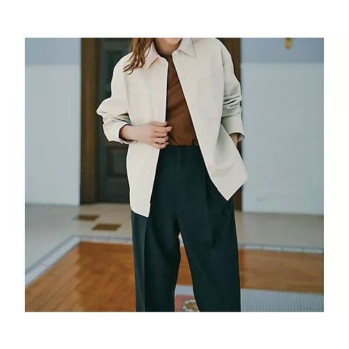 【スアデオ/suadeo】の【亀恭子さんコラボ】レザー風ジャケット 人気、トレンドファッション・服の通販 founy(ファニー) 　ファッション　Fashion　レディースファッション　Fashion for Women　アウター　Coat / Outerwear Collection　レディースジャケット・軽アウター　Jackets　インナー　Innerwear　洗える　Machine Washable　コラボ　Collaboration, Collab　ジャケット　Jacket, Outerwear　スラックス　Slacks, Dress Pants　ダウン　Down, Puffer　ポケット　Pocket, Pocket Detail　モノトーン　Monotone, Black and White　エレガント 上品　Elegant　other-3|ID: prp329100004709326 ipo3291000000034016559