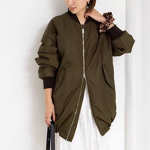 【ノーリーズ/NOLLEY'S】の【TICCA/ティッカ】ミドルMA-1 人気、トレンドファッション・服の通販 founy(ファニー) 　ファッション　Fashion　レディースファッション　Fashion for Women　アウター　Coat / Outerwear Collection　MA-1ジャケット　MA-1 Bomber Jackets / Flight Jackets　2025年　2025　2025-2026秋冬・A/W　Autumn/Winter 2025–26 AW25–26　エレガント 上品　Elegant　チュニック　Tunic, Long Top　バランス　Balance, Style Balance　ベーシック　Basic, Essential　ミドル　Middle Length, Mid Height　ミリタリー　Military, Army Style　ワーク　Workwear, Utility Style　 other-1|ID: prp329100004709328 ipo3291000000034241306