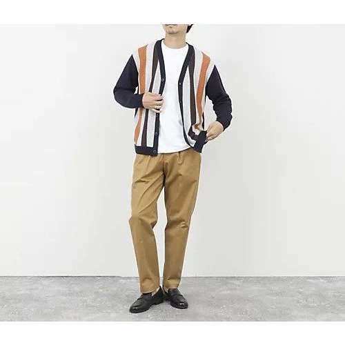 【ノーリーズ グッドマン/NOLLEY'S goodman / MEN】のウォッシャブル 抗菌加工 フロントストライプ 7Gカーディガン 25AW 人気、トレンドファッション・服の通販 founy(ファニー) 　ファッション　Fashion　メンズファッション　Fashion for Men　2025年　2025　2025-2026秋冬・A/W　Autumn/Winter 2025–26 AW25–26　ウォッシャブル　Machine Washable　ウォーム　Warm Fabric　カーディガン　Cardigan, Knitwear　ストライプ　Stripe, Striped Pattern　フロント　Front, Front Design　抗菌　Antibacterial, Bacteria-Resistant　A/W・秋冬　Autumn/Winter　軽量　Lightweight, Ultra Light　other-2|ID: prp329100004709356 ipo3291000000034016808