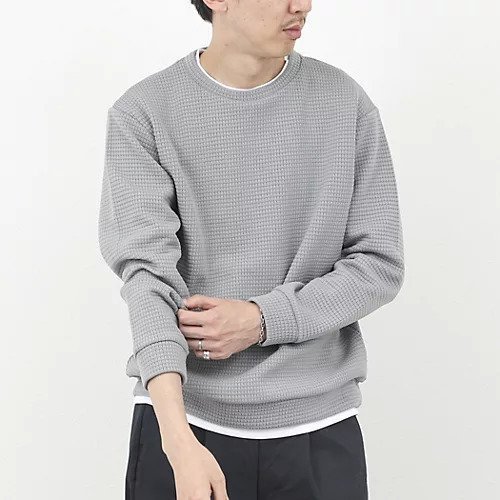 【ノーリーズ グッドマン/NOLLEY'S goodman / MEN】のウォッシャブルワッフルクォーターCN 25AW インテリア・キッズ・メンズ・レディースファッション・服の通販 founy(ファニー) https://founy.com/ ファッション Fashion メンズファッション Fashion for Men 2025年 2025 2025-2026秋冬・A/W Autumn/Winter 2025–26 AW25–26 インナー Innerwear スウェット / スエット Sweatshirt, Sweatwear ストレッチ Stretch, Stretchy Fabric ワッフル Waffle, Waffle Knit 秋 Autumn A/W・秋冬 Autumn/Winter |ID: prp329100004709362 ipo3291000000034016856