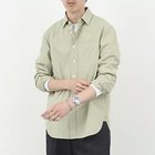 【ノーリーズ グッドマン/NOLLEY'S goodman / MEN】のダブルワッシャー タイプライター レギュラーカラーシャツ 25AW グリーン系その他|ID: prp329100004709365 ipo3291000000034016879