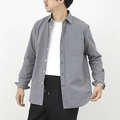 【ノーリーズ グッドマン/NOLLEY'S goodman / MEN】のダブルワッシャー タイプライター レギュラーカラーシャツ 25AW インテリア・キッズ・メンズ・レディースファッション・服の通販 founy(ファニー) 　ファッション　Fashion　メンズファッション　Fashion for Men　インナー　Innerwear　シンプル　Simple, Minimal　タイプライター　Typewriter Fabric, Crisp Cotton　デニム　Denim, Jeans Material　ポケット　Pocket, Pocket Detail　レギュラー　Regular, Standard Fit　ロング　Long, Long-Length　ワッシャー　Washer, Crinkled Finish　2025年　2025　2025-2026秋冬・A/W　Autumn/Winter 2025–26 AW25–26　ブルー系その他|ID: prp329100004709365 ipo3291000000034016883