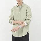 【ノーリーズ グッドマン/NOLLEY'S goodman / MEN】のダブルワッシャー タイプライター レギュラーカラーシャツ 25AW グリーン系その他|ID: prp329100004709365 ipo3291000000034321213