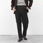 【ノーリーズ グッドマン/NOLLEY'S goodman / MEN】のSOLOTEX ストレッチサキソニー NSN2タックスラックス 25AW ブラック|ID: prp329100004709368 ipo3291000000034241403