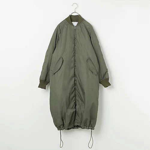 【ティッカ/TICCA】の【五明祐子さん別注】ロングMA-1 SP 人気、トレンドファッション・服の通販 founy(ファニー) 　ファッション　Fashion　レディースファッション　Fashion for Women　アウター　Coat / Outerwear Collection　MA-1ジャケット　MA-1 Bomber Jackets / Flight Jackets　ギャザー　Gathered, Ruffled　コクーン　Cocoon, Cocoon Silhouette　定番　Standard, Basic Item　人気　Popular, Best Seller　バランス　Balance, Style Balance　ブルゾン　Blouson, Bomber Jacket　別注　Limited Edition, Custom Order　ミリタリー　Military, Army Style　ロング　Long, Long-Length　エレガント 上品　Elegant　other-3|ID: prp329100004709537 ipo3291000000034017713